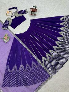 🆕️🆕️Lehenga Choli With Fourside Lace Dupatta