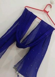 Blue Georgette Dupatta✨️