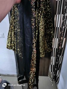 Black Shimmer Lehenga Choli