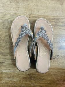 Grey Heels With Work