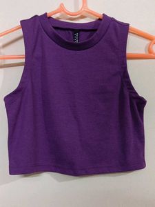 Purple Sleeveless Top