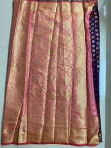 Elegant Purple Silk blend Saree