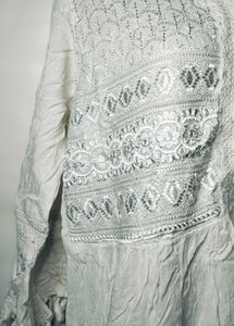 White Pure Cotton Kurti 🤍