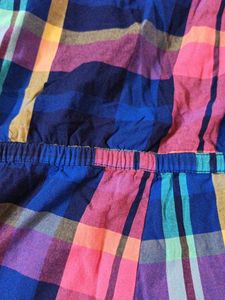 Cute Plaid Girls Romper