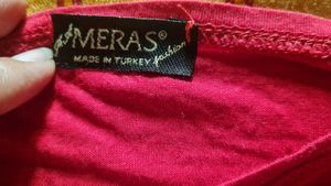 Stretchable Red Cuddle TSHIRT