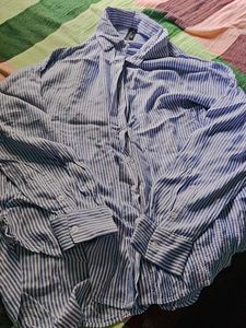 Striped Button-Down Shirt