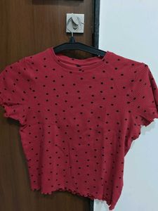 Red Polka Dot T-shirt