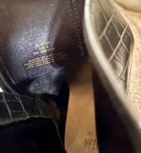 H&amp;M Crocodile Leather Boots