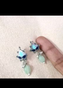 Black Jhumka Earrings