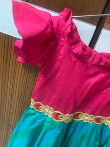 Pattu Frock For Kids
