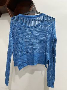 Blue Knit Sweater