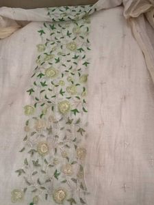 Ethnic Kurta Set - Green &amp; White