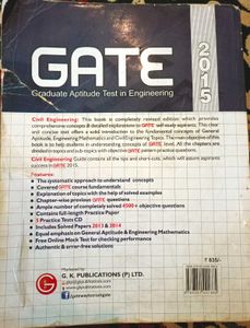 Gate civil engineering 2015 Book