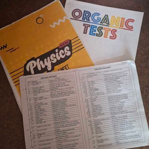 Formula Sheets of Organic Chemistry And Physics