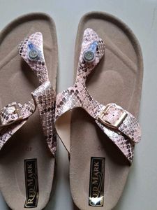 Stylish Red Mark Thong Sandals