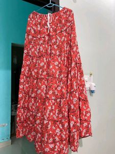 Floral Print Maxi Skirt
