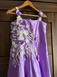 Elegant Lilac Bridesmaids dress
