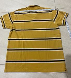 Max Slim fit Stripped Yellow T-shirt💛