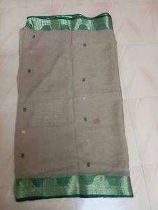 Elegant Green Border Saree