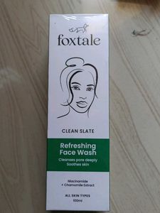 Foxtale Clean Slate Face Wash