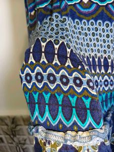 Blue Patterned Sundress for Medium/ Large Size