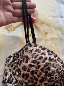 Pink By Vs Animal Printed Like New Bra