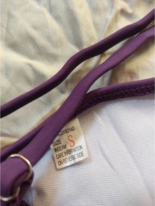 Double String Purple Bra Wear