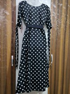 Polka Dot Midi Dress