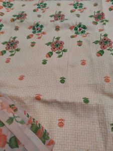 Cotton Mix Dress Material With Work Sale