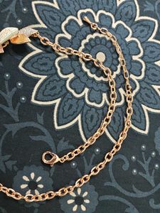 Mixed Metal Leaf Dangle Necklace