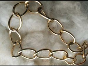Classy Gold Pleated Bracelet