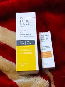 Deconstruct Gel Sunscreen + Vitamin C Serum