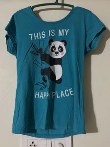 Cute Panda Graphic Tee