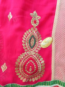 Embroidery Design Saree🔥
