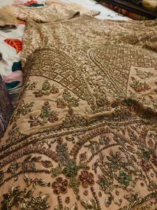 Embroidered Dabka Lehenga Choli