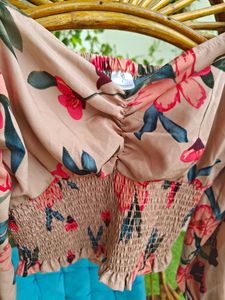 Floral Printed Crop Top