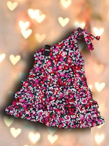 Multicolor Floral Ruffle Mini Dress | Layered Soft