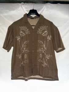 Floral Embroidered Shirt