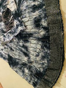 Lehenga, Blouse With Odhani 🖤🩶