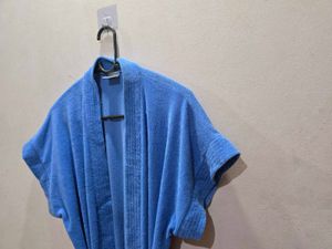 Blue Terry Cloth Robe