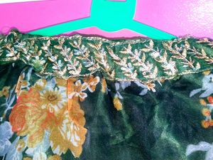 Floral Green Indian Outfit Lehenga Choli