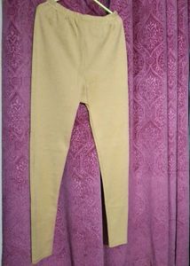 Mustard Color Skinny Winter Trousers
