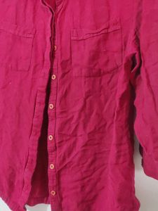 Maroon Soft Cotton Shirt