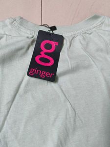 Ginger Printed Pullover Sweatshirt New With Tag