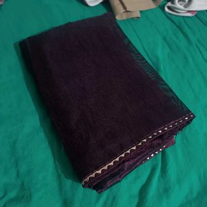 New hand work saree with blouse piece