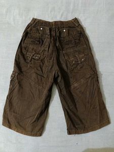Brown Cargo Jorts