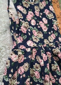 Floral Print Fit &amp; Flare Dress