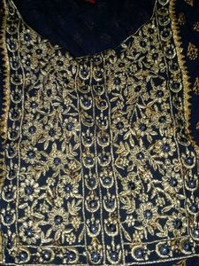 Blue Anarkali Suit