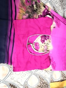 Light Weight Pretty Pink Saree