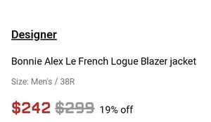 Designer Bonnie Alex Jacket